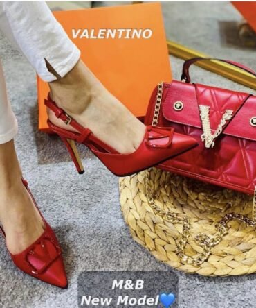 Women Matching Shoes and Purse