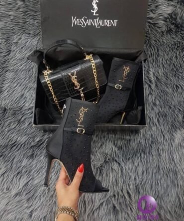 Women Matching Shoes and Purse