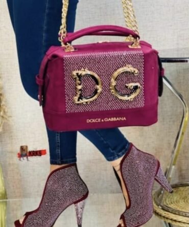 Women Matching Shoes and Purse